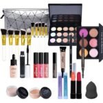 Estuche de Maquillaje - AMOUNE - Kit Completo de 29 Piezas - Colores Ricos - Elegante - Ideal para Regalo