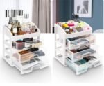 ®RisingFF Organizador de maquillaje para tocador | Organizador de cuidado de la piel con 3 cajones – Image 3