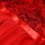 Vestido largo de fiesta y boda para mujer — Escote en V sin mangas con encaje – Image 2