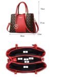 INSFITY — Bolso de mano para mujer en cuero sintético — Gran capacidad con correa bandolera — Negro – Image 3